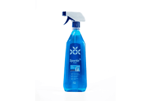 Sparkle bright glass cleaner